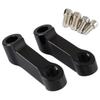 Moderno La Tail Mirror Adapter Universal Motorcycle Extension Stay Offset Holder Bracket Mirror Adapter Kit YM-258-BS Black