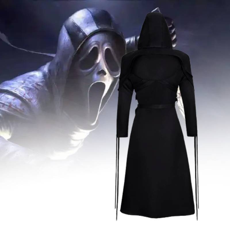 Dead By Daylight A Szellemarc Cosplay Jelmez Poliészterből és Spandexből Játék Cosplay Rajongóknak