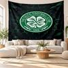 Arazzo da Parete Celtic FC, Appeso a Parete in Tessuto Morbido, Sfondo Decorativo per Camera da Letto, Arte da Parete per la Casa