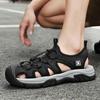 Fashion New Outdoor Men's Sandals Upstream Shoes Breathable Summer Aqua Shoes Rubber Air Mesh Sandals Wading Quick Drying Beach Sneakers