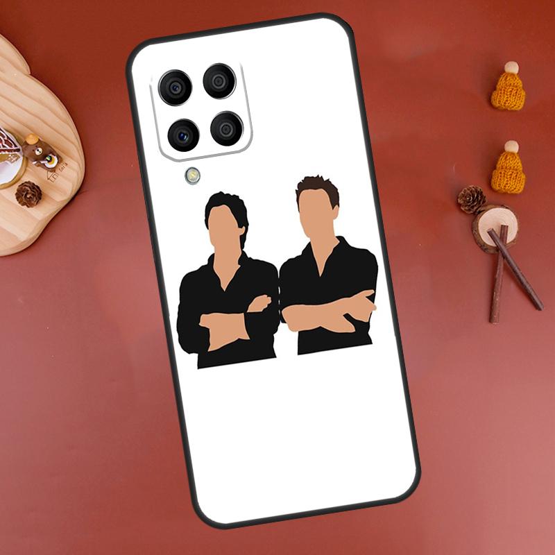 Damon and Stefan Vampire Diaries Case For Samsung Galaxy M12 M13 M14 M54 M23 M16 M11 M21 M31 M20 M34 M52 M32 M36 M56 M15 M55