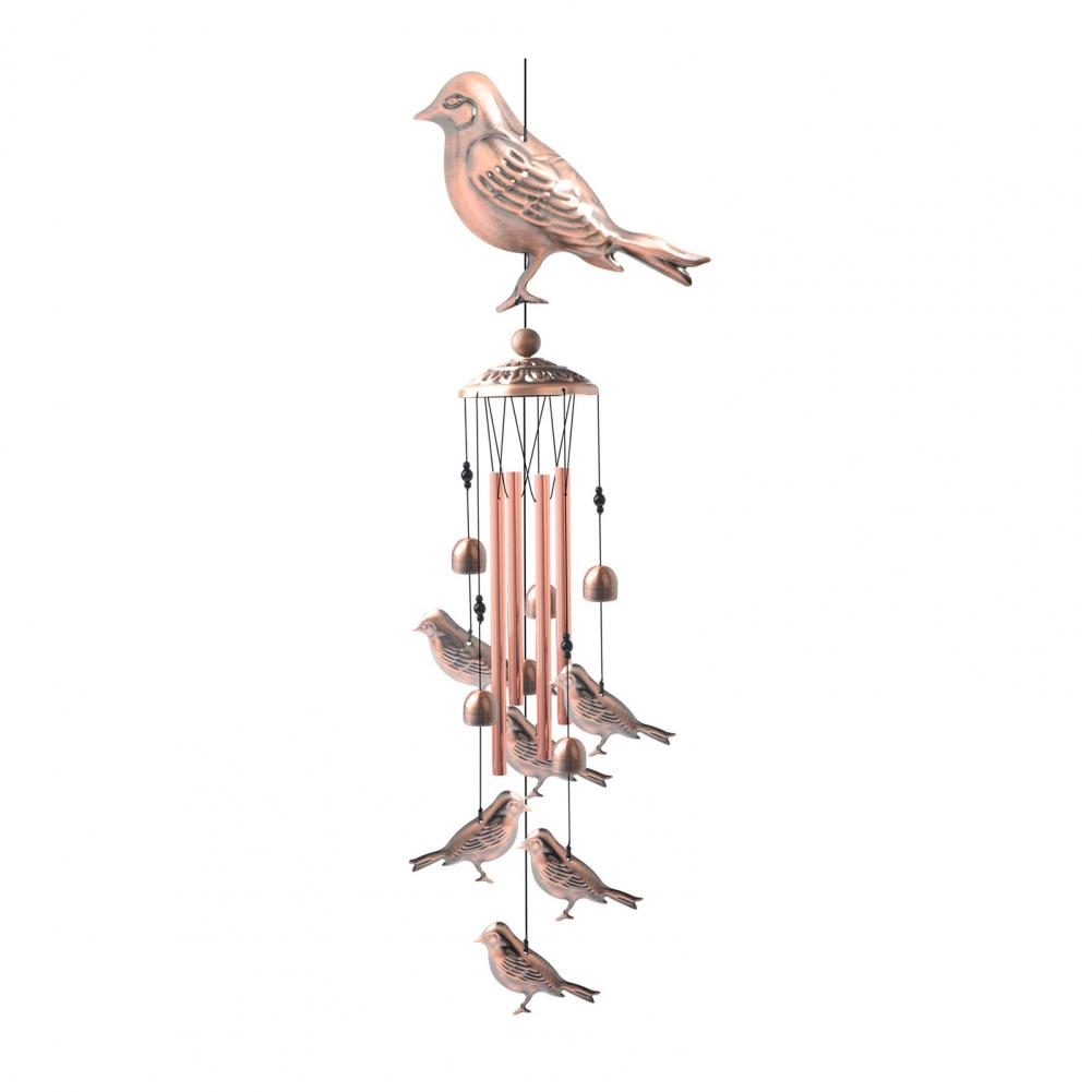 Carillons éoliens créatifs en forme de papillon, d'oiseau, d'ange, décoration d'extérieur à suspendre, tube sonore clair