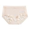 Culotte d'été en soie glacée, sous-vêtements pour femmes, antibactérien, dentelle à l'entrejambe, sans trace, respirante, séchage rapide, culotte Sexy