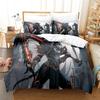 Seturi de lenjerie de pat 3D World Of Warcraft Set cu husă de pilotă și fețe de pernă Pat Simplu Full Queen King Lenjerie de pat Husa de pilotă