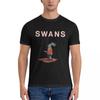 Summer Fashion T-shirt Men Swans Essential T-Shirt Men's T Shirts Fitted T Shirts for Men Men's Clothing