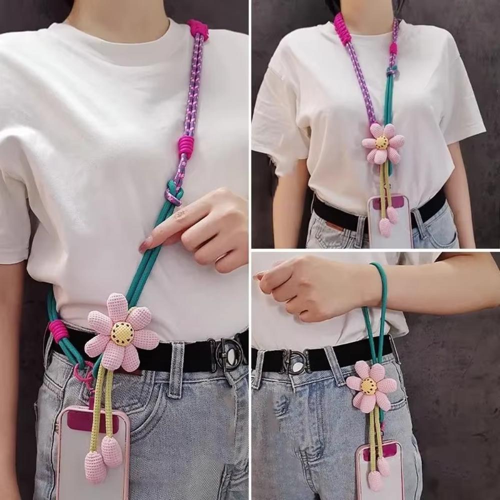 Kreatives Cartoon-Handy-Universal-Lanyard, Crossbody, Langes Seil, Lanyard-Seil, Cartoon-Dekorativer Anhänger, Zubehör