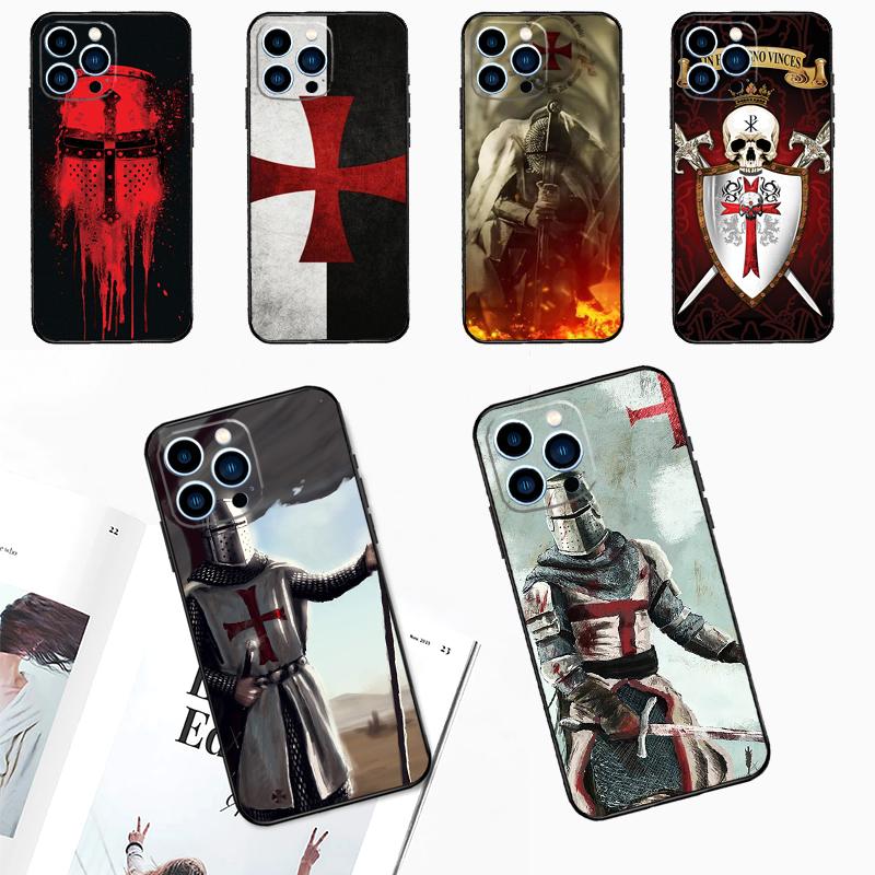 Knights Templar Case For Xiaomi Redmi Note 13 14 12 11 10 9 15 Pro Plus Redmi 15 14C 10C 12C 13C 15C Cover