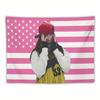 1pc BBillie Pink USA Flag Tapestry Rapper Fan Gift Dorm Bedroom Wall Decor
