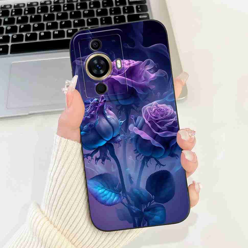 Colorful Flower Butterfly For Huawei Nova 11 Pro Case Silicone Soft TPU Cover Case For Huawei Nova 11 Nova11 Pro Shell