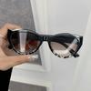 Klassische quadratische Sonnenbrille Mode Damen Herren Retro Stilvolle Brille Lässig Minimalistisch Weiblich Männlich