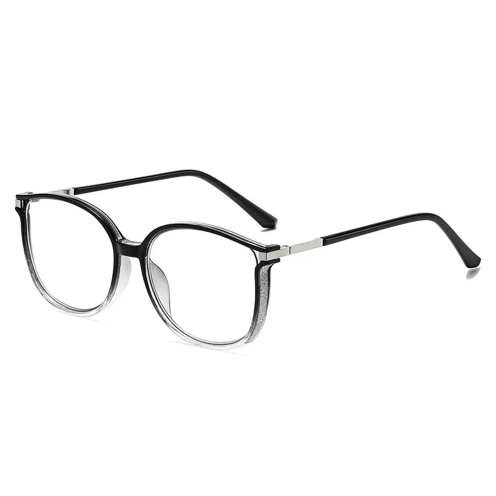 Men Women Diamond Cutting Presbyopia Eyewear Cat Eye Frame Blue Light Blocking Reading Eyeglasses Fashion Eye Protection Goggle