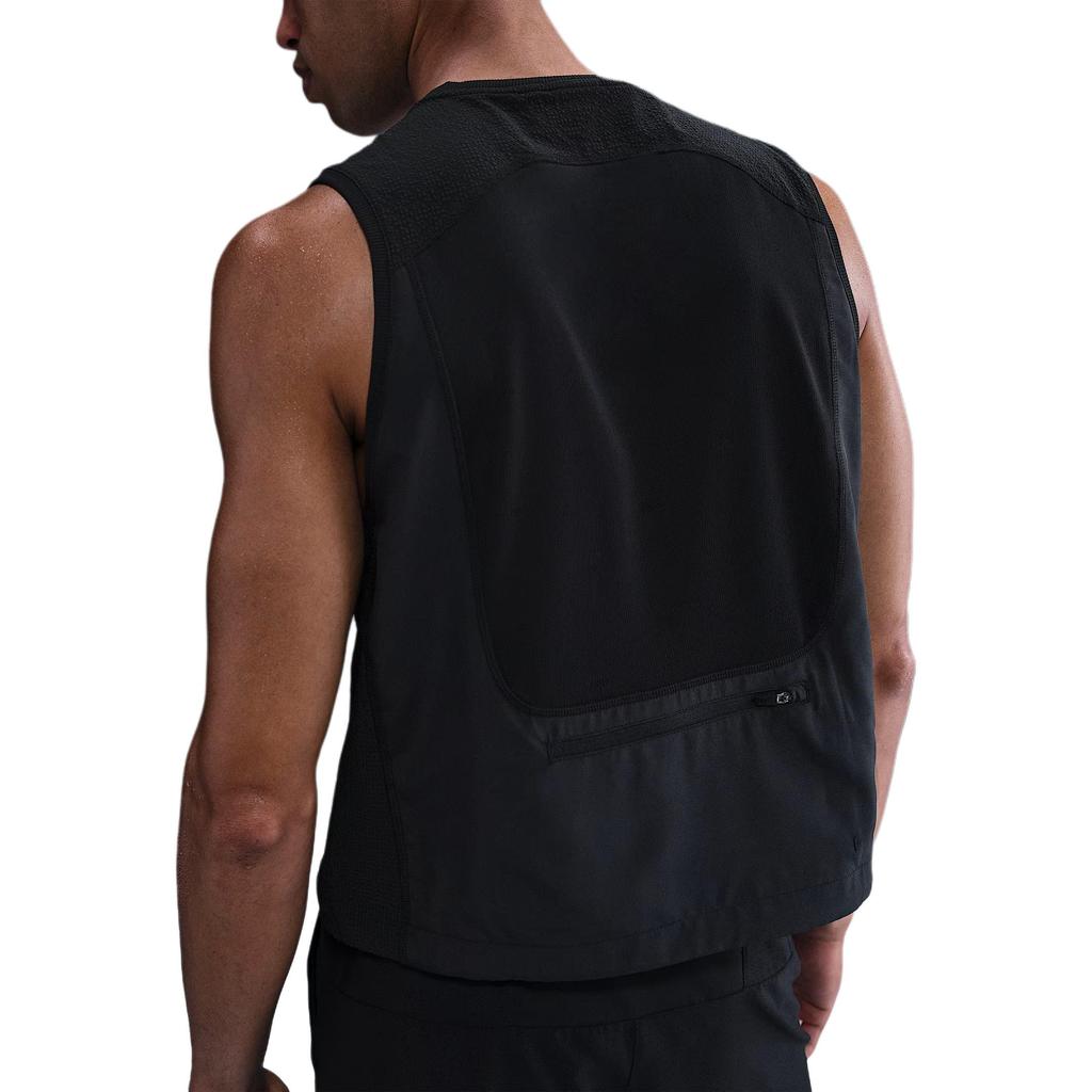 Nike Solid Color Spliced V-Neck Zipper Sleeveless Vest Men Tops HV2007-010