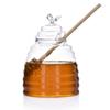 Glass Honey Jar with Spoon, Elegant, DUKA
