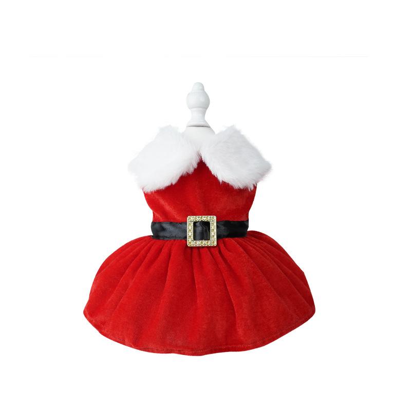Christmas Dog Dresses For Small Dogs Clothes Summer Christmas Cosplay Cat Pet Dress Fancy Princess Puppy Dress Bichon Spitz