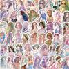 64Pcs/Set Flower Fairy . Art Girls Series 01 Stickers DIY Fashion Doodle Decals Stickers