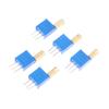 5Pcs 3296W Multi-Turn Adjustable Potentiometer 1K2K5K10K20K50K100K200K500K1M Metal Shaft Long Handle