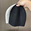 Simple Old Money Wind Wool Hat Autumn and Winter Solid Color Soft Versatile Warm Knitted Hat Male and Female Landlord Melon Fur Hat