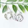 925 Silver Earrings SE003 Triple Ring Silver Earrings