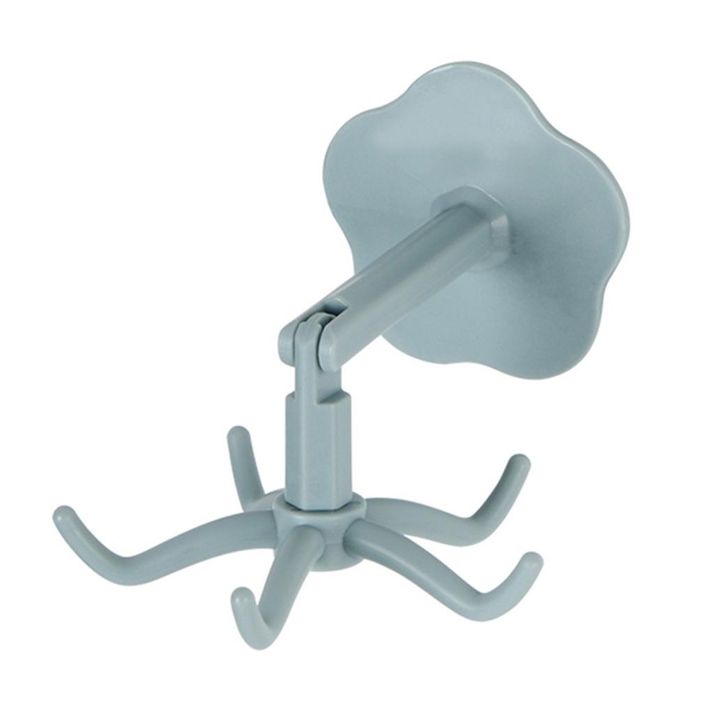 Kitchen Gadgets Accessories Bath Hook Wall Mounted 360° Rotating Coat Hanger