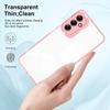 KEYSION Stoßfeste, klare Hülle für Samsung M14 5G A24 A14, transparentes TPU-Silikon + PC-Telefon-Rückseite für Galaxy A24 4G M14 5G