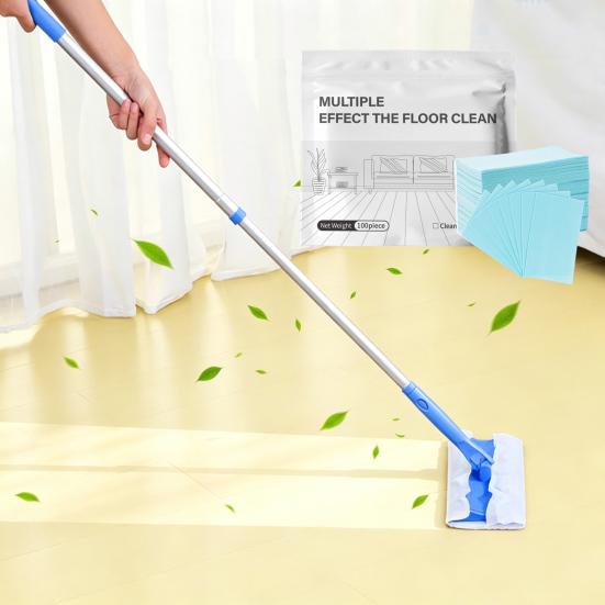 100Pcs Floor Cleaning Tablets, Fragrance Retention Floor Cleaner, Multi-Surface Cleaner for Ceramic Tiles Wood Marble Floors