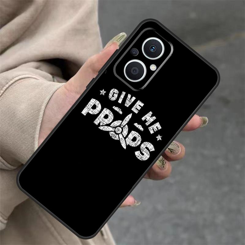 Airplane Pilot Case For OPPO Reno 8T 13F 14F 12F 11F 10 12 13 14 Pro 7 8 Lite OPPO Find X8 X6 X9 Pro Cover