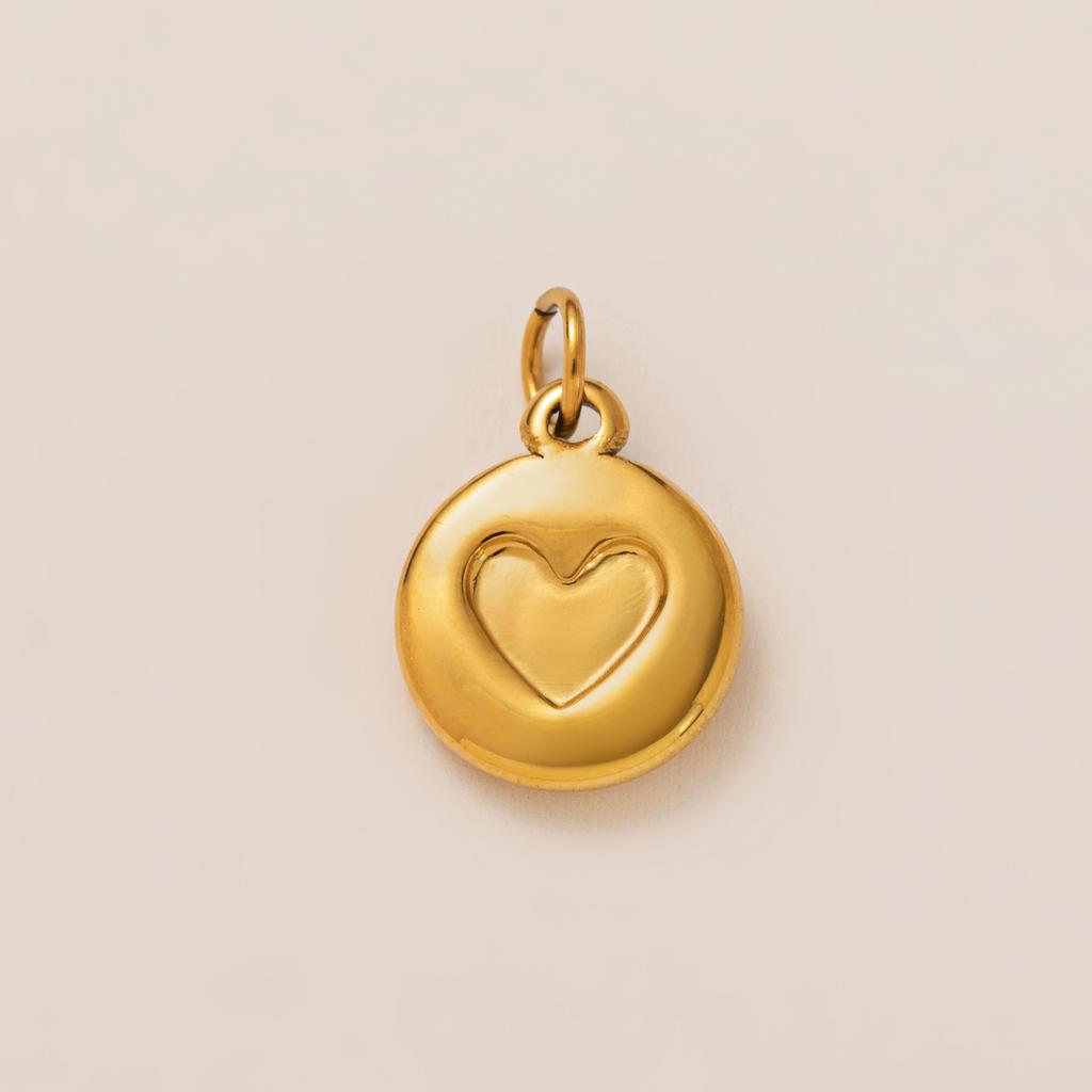 Miranda Charm Stainless Steel Heart Love Chain Necklace Water Resistant Chic Popular Romantic Korean Zircon Gift