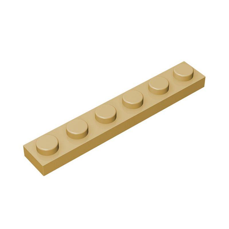 MOC 10PCS 3666 1X6 Plate Building Blocks Kit High-Tech Board House Bricks Particle DIY Idea Toys Children Birthday Kid Gifts