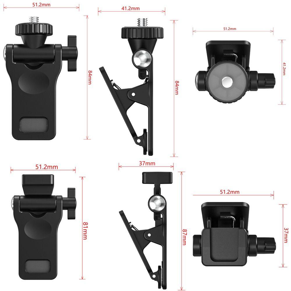 Plastic Mini Fill Light Clip Portable LED Selfie Fill Light Clamp  Photography Accessory