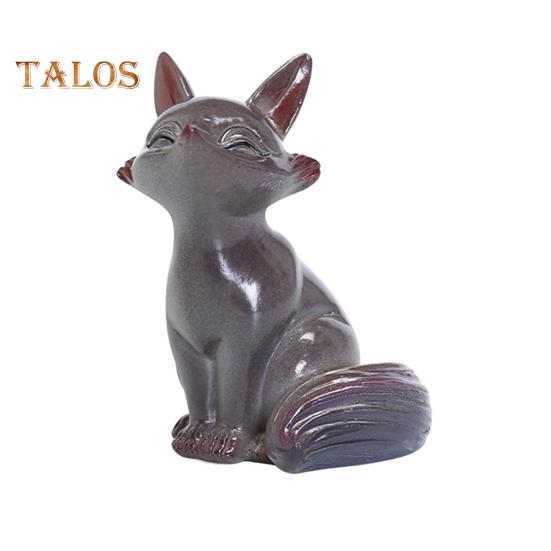 Tea Pet Color Changing Fox Resin Handcrafted Lucky Feng Shui Decoration with Hot Water Good Luck Symbol Teatable Teahouse Ornament
