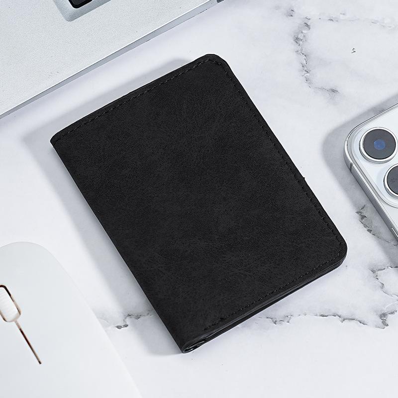 Men’s Ultra-slim Card Wallet,multi-slot ID & Driver License Case with Anti-demagnetization Protection, Ideal for Daily Commuting