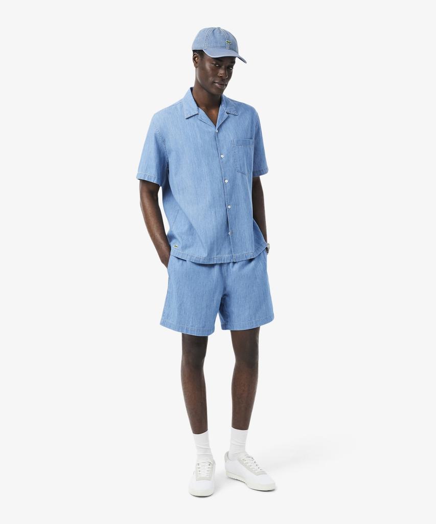 LACOSTE Unisex Cotton Twill Denim Ball Cap Rk6362-56G Mku