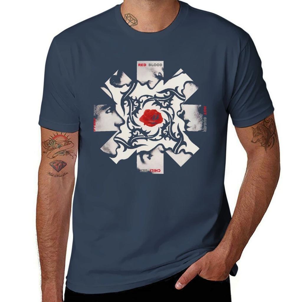 Blood Sugar Sex Magik Album Art Asterisk Shirt Tshirt Nonshrink Basic Cotton Tshirt
