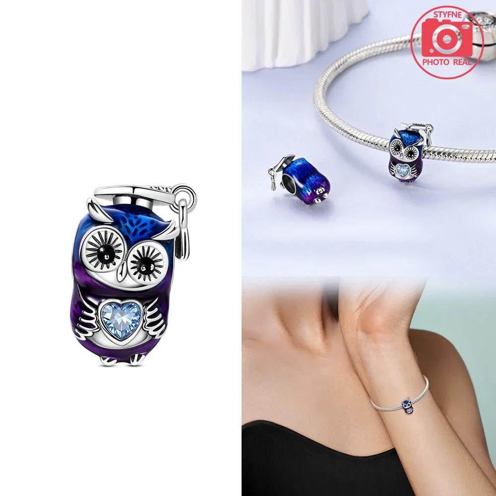 Dancing Penguin Pendant Copper Colors Charm Beads Fit Original Charms Bracelet Beads For Women Jewelry Making Gifts