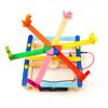 Jucării realizate manual DIY Model din lemn Carusel Kit de experimente științifice Jucării Tehnologie Puzzle pentru copii G84