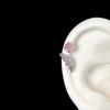 LATS 1pcs Copper Color Wing Ear Bone Nail for Women New Fashion Zircon Earrings Accessories Fashion Zircon