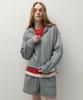 Clove [26Ss Clove] Waffle Hoody Zip-Up (Grey)