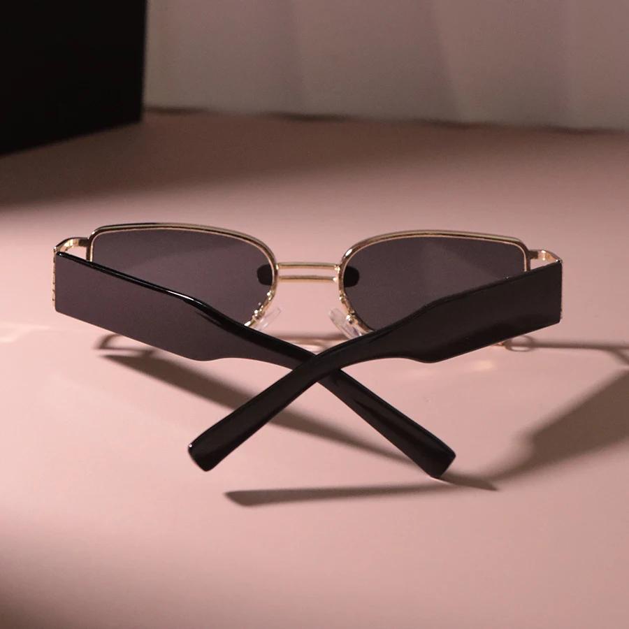 Classic Rectangle Sunglasses Women Men Fashion Vintage Sun Glasses Female Male Designer Outdoors Travel Shades