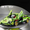 Technical Super Racing Car Model Building Blocks Automobile Pull Back Vehicle Bricks Children Construction Toys