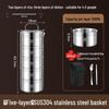 Stainless Steel Multi-layer Insulated Lunch Box