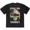 Star Wars Stay On Target T-Shirt Black New