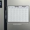 Mjukmagnetisk kylskåpsmeddelandetavla klistermärke PVC skrivtavla whiteboard veckoplaneringstabell