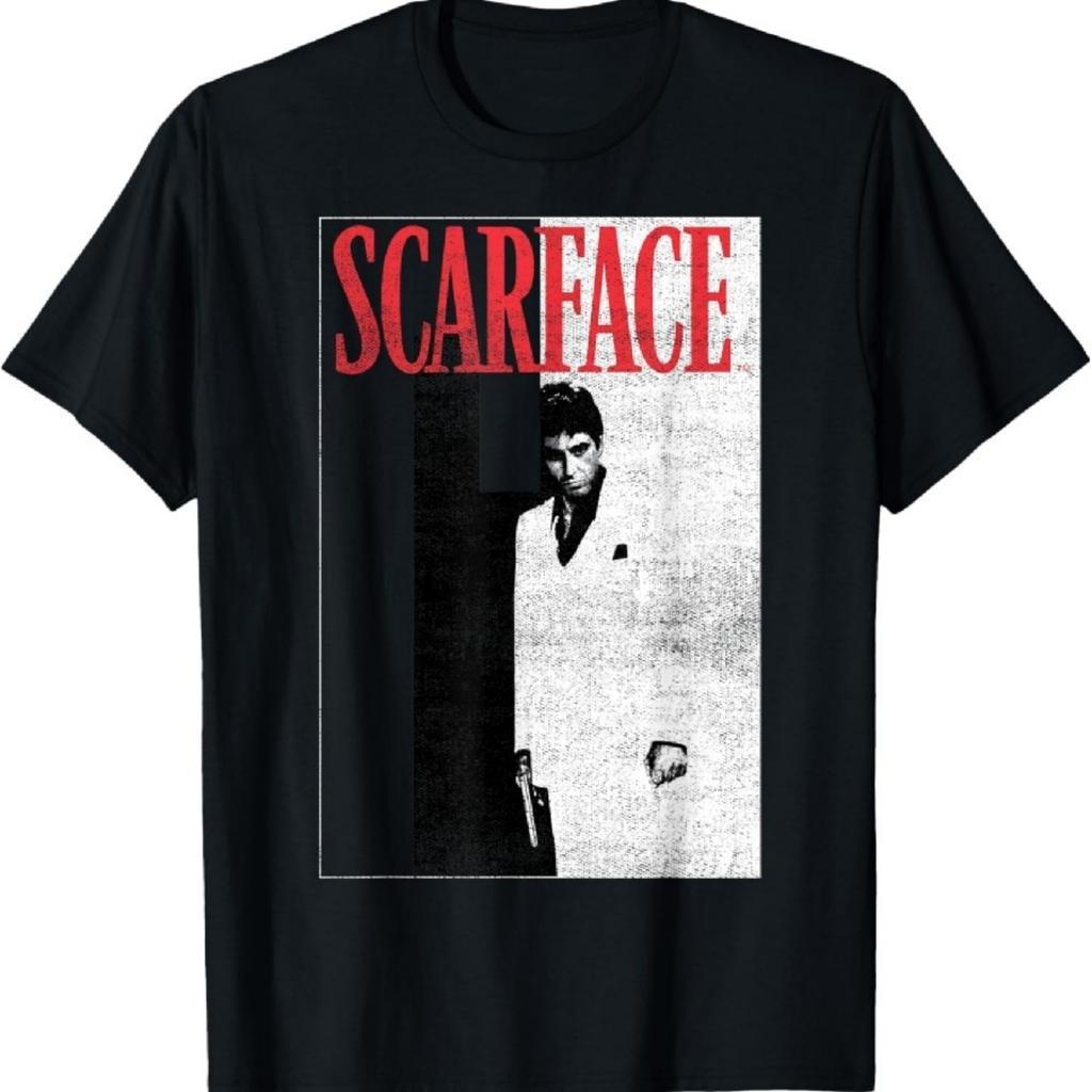T-shirt Photo Affiche de Film Scarface Usée