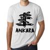 Men’s Vintage Tee Shirt Graphic T Shirt Time for New Advantures Ankara Vintage White