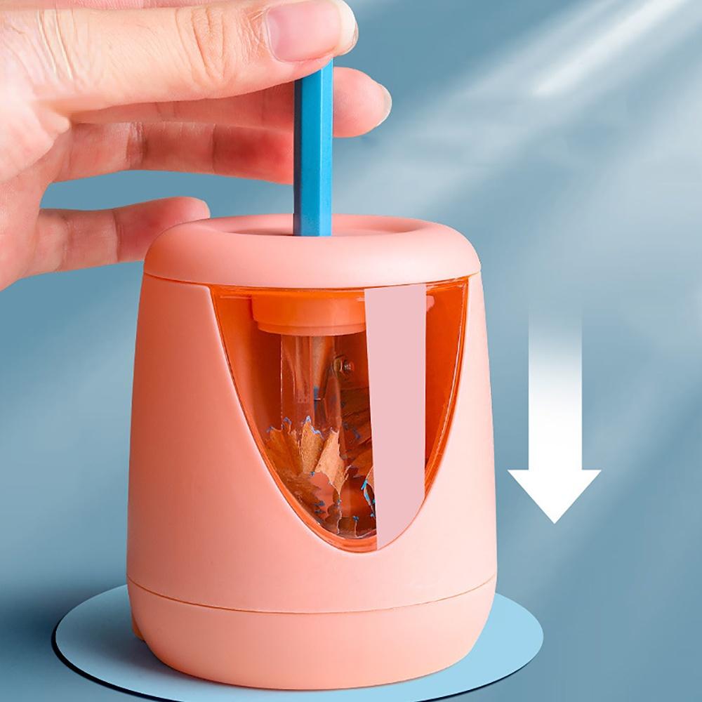 1 stk Automatisk elektrisk blyantspisser Multifunksjonell Heavy Duty Usb Mekanisk Skole Barnepapirgaver YSL