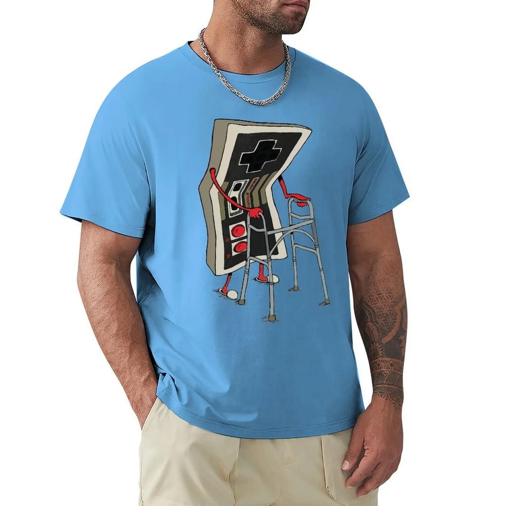 Arcade Game Controller Graphic T-Shirts Summer Round Neck 3D Print Top Fashionable Casual Short Sleeved Men's T-shirts