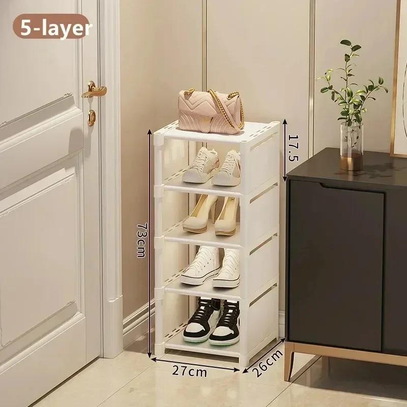 Mehrschichtiger Schuhorganizer Staubdichte Schuhschränke Haushalt Wand Ecke Schuhregal Platzsparend Schuhorganizer und Aufbewahrung
