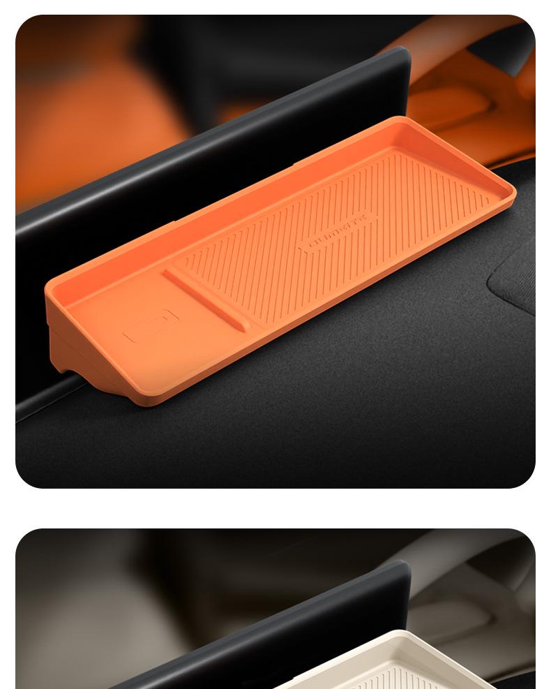 Deep Blue S09 Rear Center Console Tissue & Storage Box for Car Interior Enhancement