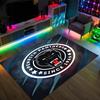 Penrith Panthers Design Crystal Velvet Carpet Cozy Non?Slip Printed Rug For Bedroom Living Room Entrance