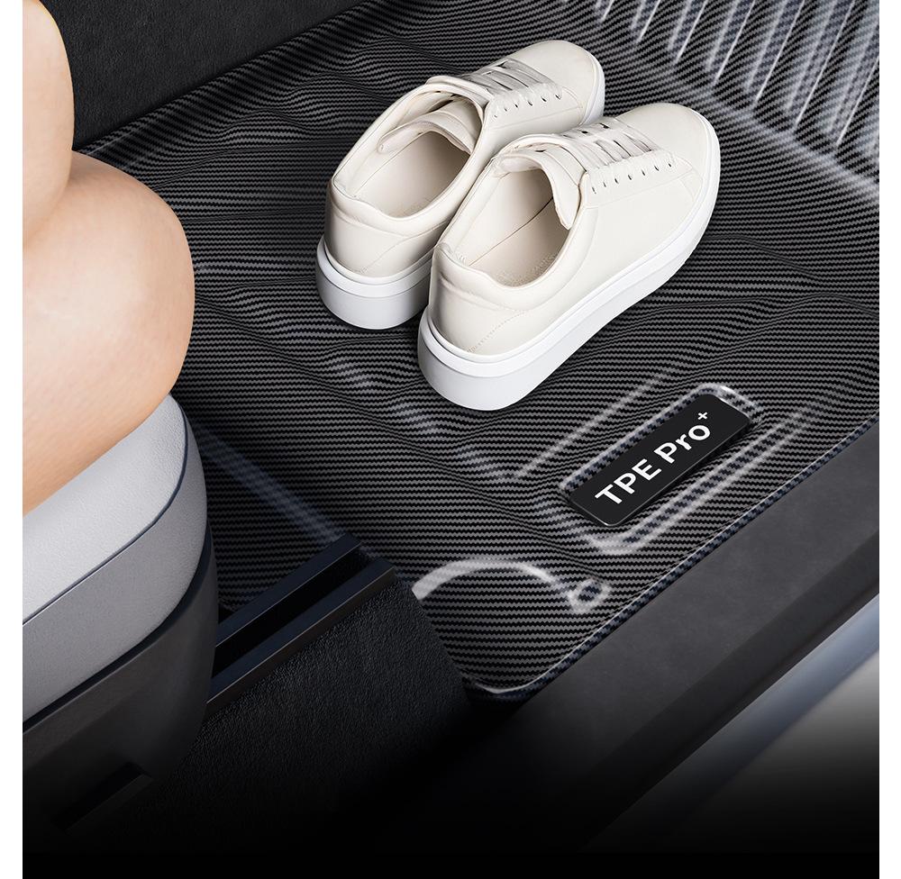 Carbon Fiber Pattern TPE Floor Mats for Trumpchi GS8, Shadow Leopard ES9, Shadow Speed, GS3, GS4, GS5, GA6, Shadow Cool